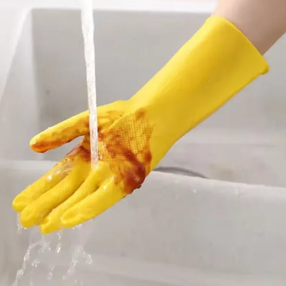 Gants de Cuisine en Caoutchouc – Ménage Facile pour un nettoyage efficace des mains en toute sécurité