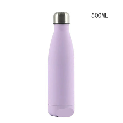 Gourde Isotherme Inox 304 violette de 500ML pour garder vos boissons au frais