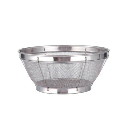 Grande passoire inox à maille fine 31 cm – Grand format surélevé idéale pour la cuisson et le drainage des aliments.