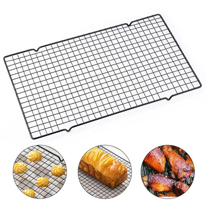 Grille Refroidissement Inox – Cuisson et Pâtisserie pour refroidir et cuire vos gâteaux et viandes.