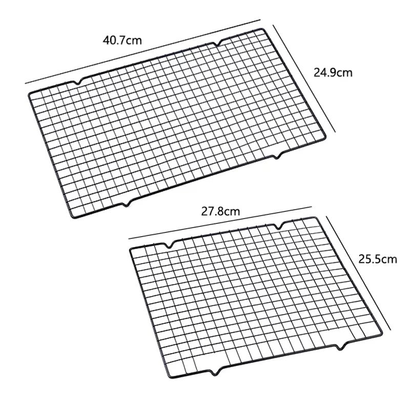 Grille Refroidissement Inox – Cuisson et Pâtisserie avec dimensions pratiques pour desserts et plats cuisinés