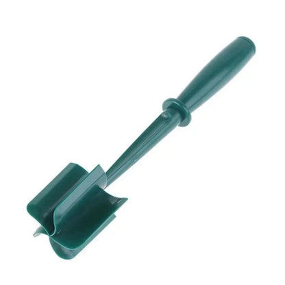 Hachoir Manuel 4-en-1 – Écrase, Mélange, Hache, Prépare avec manche ergonomique vert