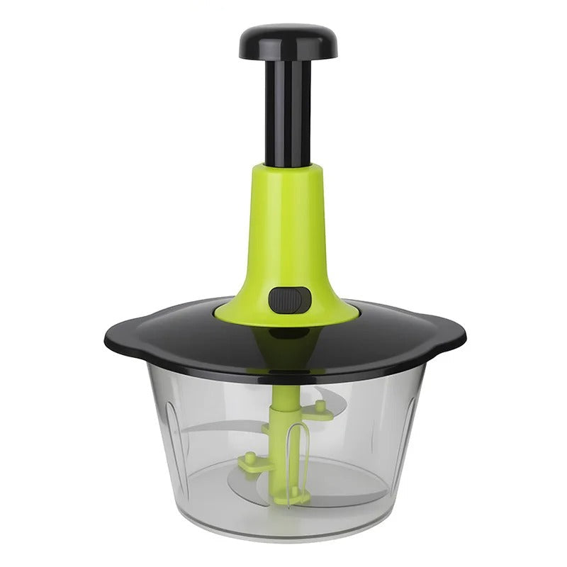 Hachoir Manuel Grande Capacité 2L avec bol transparent et poignée ergonomique pour une utilisation facile