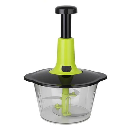 Hachoir Manuel Grande Capacité 2L avec bol transparent et poignée ergonomique pour une utilisation facile