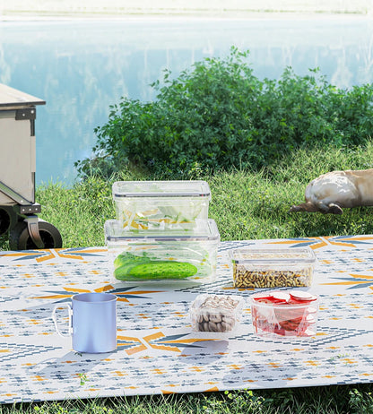 Set 13 Boîtes Conservation HUTHIM – Hermétiques & Empilables. Boîtes transparentes empilables pour repas en plein air.