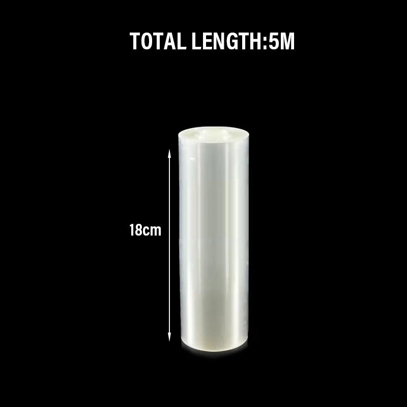 Rouleau de Film Transparent Pâtisserie – Cake Collar Réutilisable 18 cm x 5 m pour cerclage de gâteaux