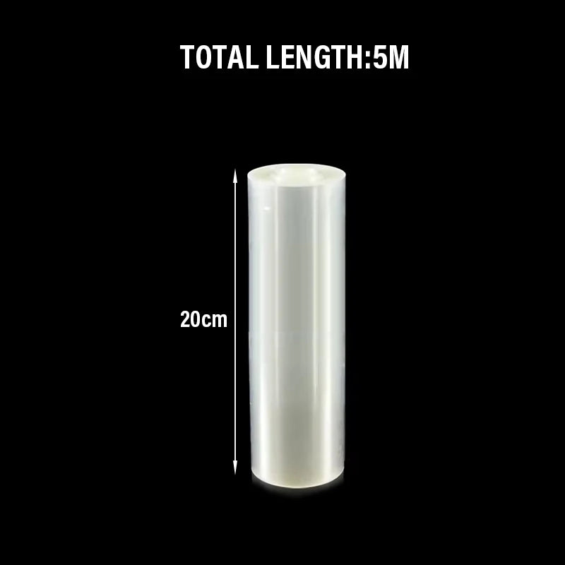 Rouleau de Film Transparent Pâtisserie – Cake Collar Réutilisable 20cm hauteur 5m longueur pour habillage de gâteau