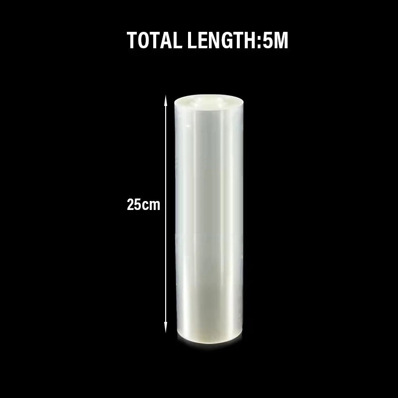 Rouleau transparent 25 cm x 5 m pour pâtisserie Film Transparent Pâtisserie – Cake Collar Réutilisable Ustensile de chef