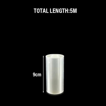 Rouleau de Film Transparent Pâtisserie – Cake Collar Réutilisable 9 cm x 5 m pour montage et finition de gâteaux