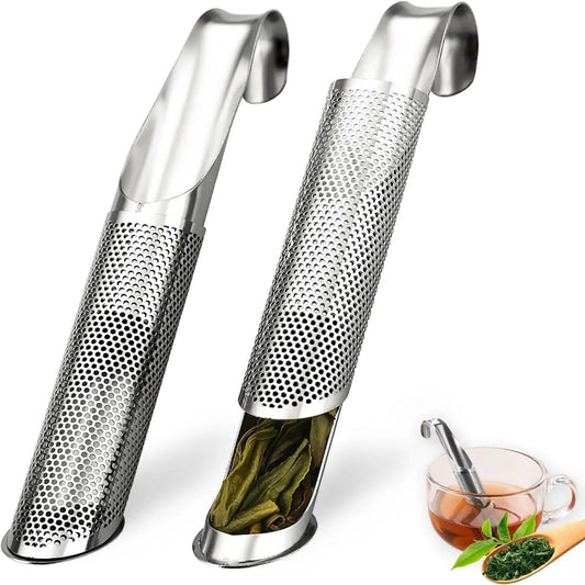 Infuseur à thé en inox pour thé en vrac – Lot de 2, parfait pour une infusion facile et rapide