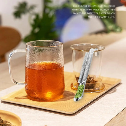 Infuseur à thé en inox pour thé en vrac – Lot de 2, idéal pour préparer du thé aromatique avec facilité.