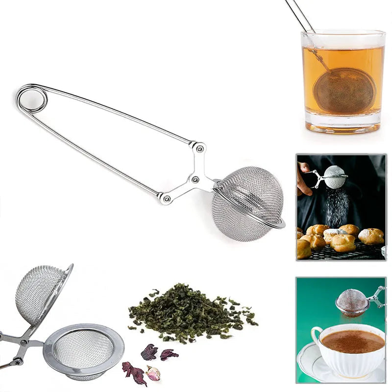 Infuseur à Thé Inox 304 avec Poignée Longue pour préparer du thé en toute simplicité