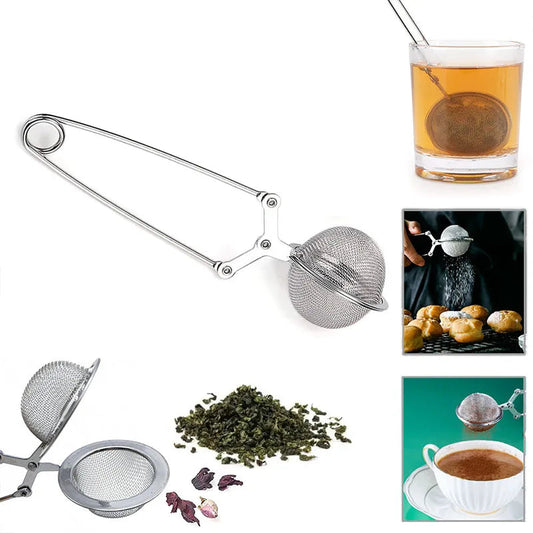 Infuseur à Thé Inox 304 avec Poignée Longue pour préparer du thé en toute simplicité