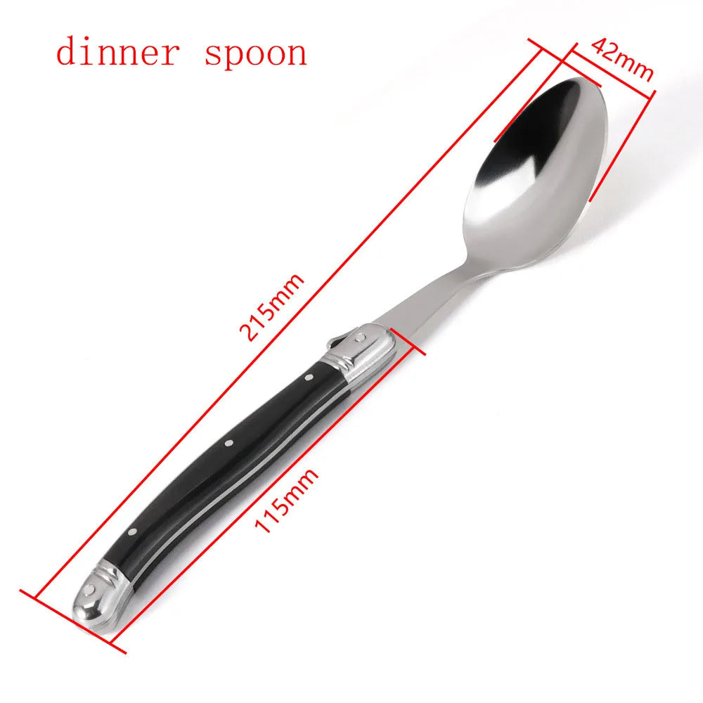 Cuillères Jaswehome – Café, Dessert & Dîner 6 Pièces en acier inoxydable avec design élégant