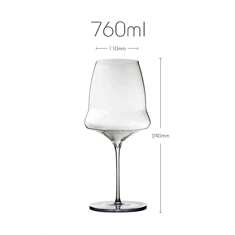 Verres à Vin & Champagne JIUAN – Cristal 400-760 ml avec design élégant et haute qualité