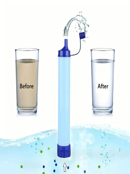 Filtre à eau portable avant et après traitement pour kit Survie Solo 72h – Kit complet Guide PDF offert