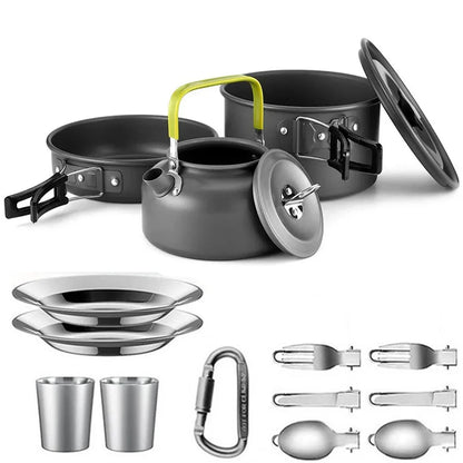 kit de survie 72H pour famille - batterie de cuisine 