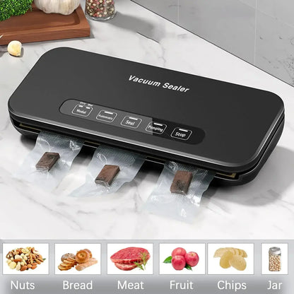 Machine de Scellage Sous Vide Sec/Humide avec Kit de Démarrage pour conserver les aliments facilement