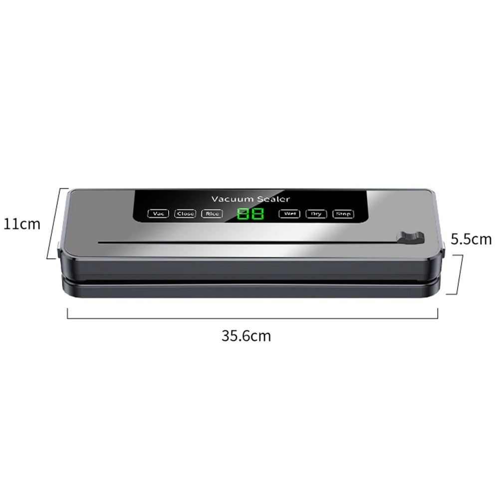 Machine sous vide automatique avec 5 modes et 10 sacs inclus pour la conservation des aliments