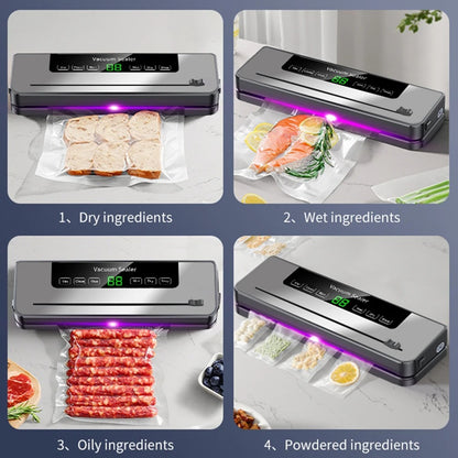 Machine sous vide automatique – 5 modes + 10 sacs inclus pour conserver vos aliments efficacement