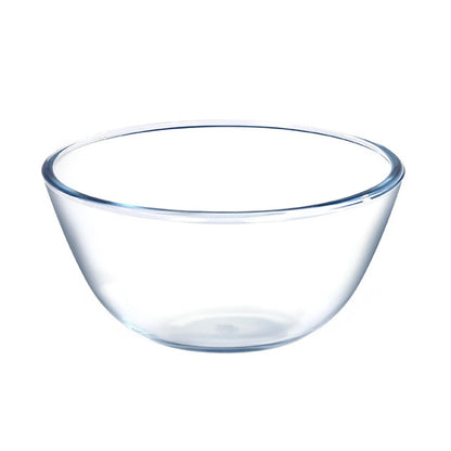 Saladier en Verre Transparent 500 ml à 4,5 L parfait pour mélanger et servir vos salades