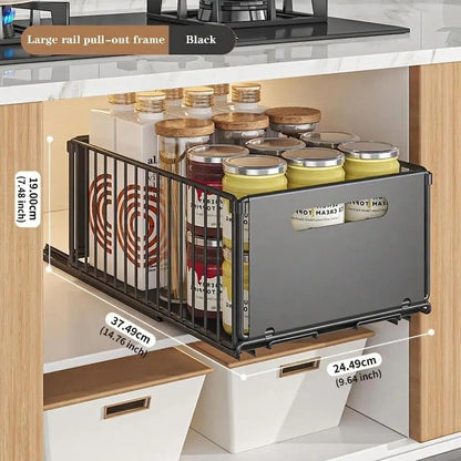 Organisateur de Placard Coulissant – Rangement Cuisine