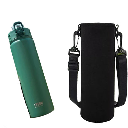 Portable Insulated Water Bottle with Straw
