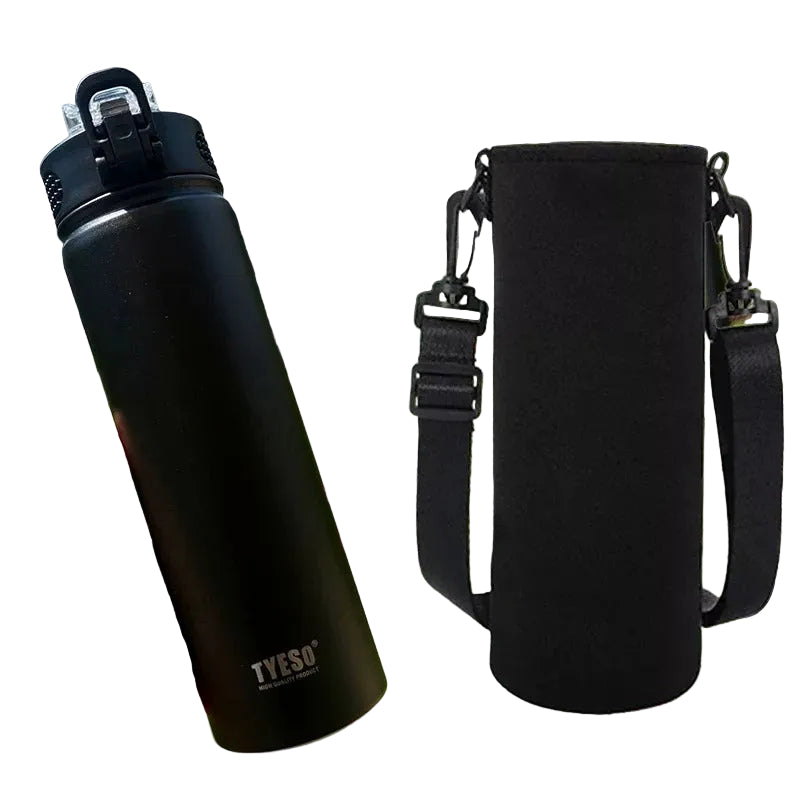 Portable Insulated Water Bottle with Straw