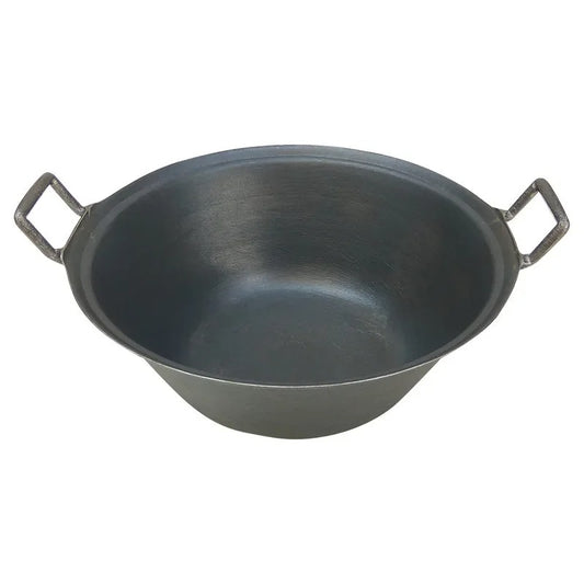 Faitout en Fonte avec Couvercle 28, 32 / 36 cm pour Gaz, idéal pour la cuisson robuste et lente