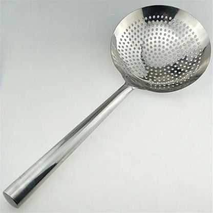 Écumoire Inox à Long Manche 60 cm pour Friture, Wok et Grandes Casseroles