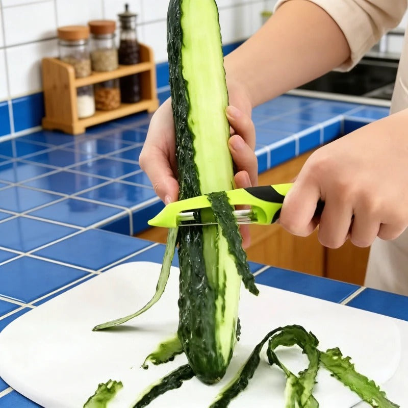 Zinc Fruit &amp; Vegetable Peeler – Sharp Stainless Steel Blade