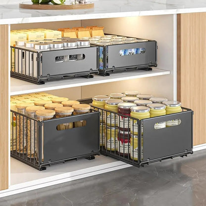 Organisateur de Placard Coulissant – Rangement Cuisine