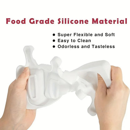 Moule à glace en silicone 4 portions pour glaces maison