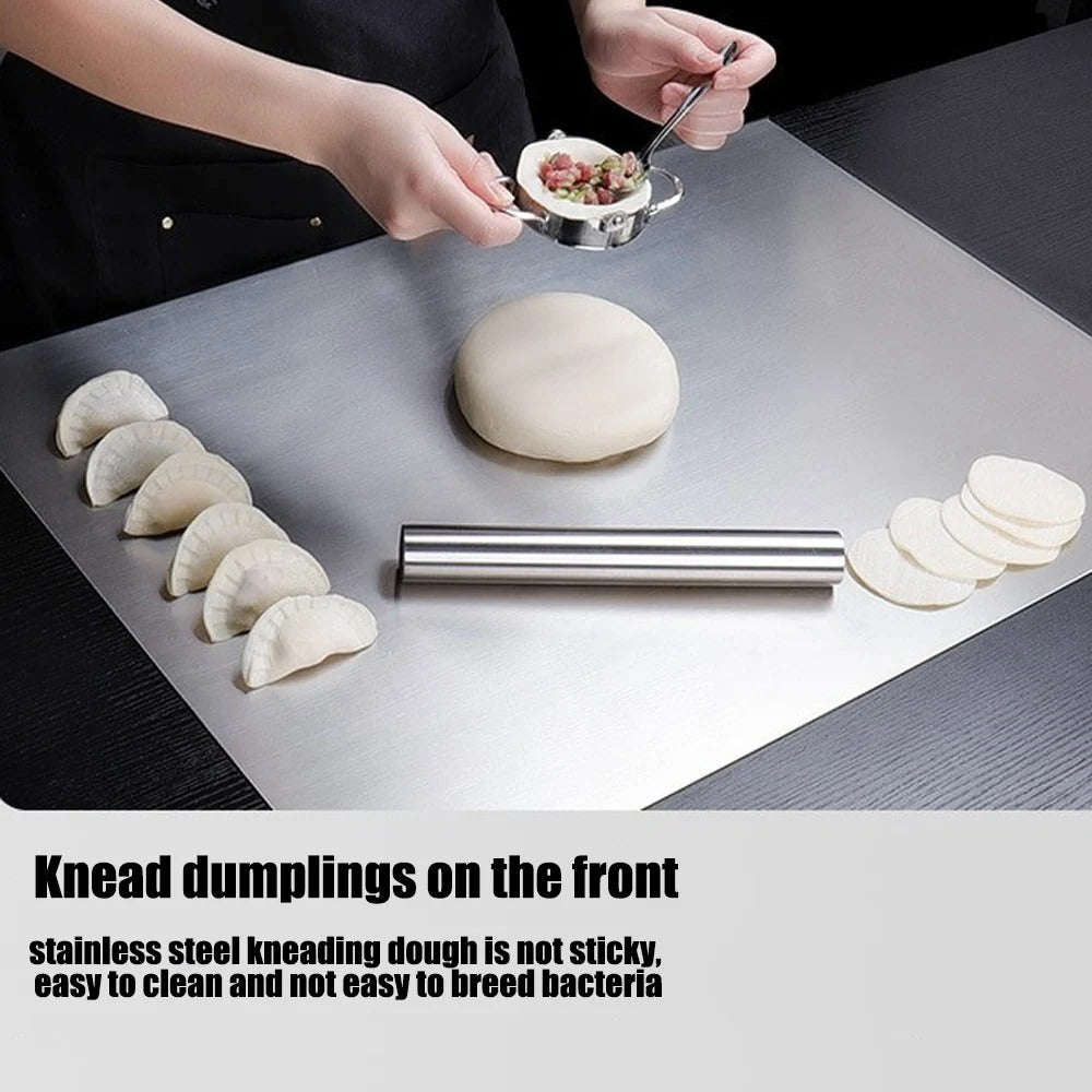 Professional Stainless Steel Cutting Board – Versatile Cutting &amp; Pastry