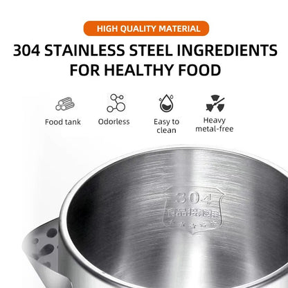 Bouilloire électrique 2L rapide inox – Chauffe 4-6 min