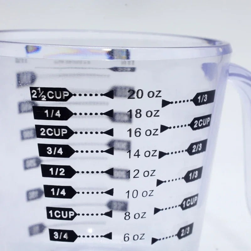 Tasse à mesurer graduée 600 ml – Mesurez, mélangez et versez avec précision