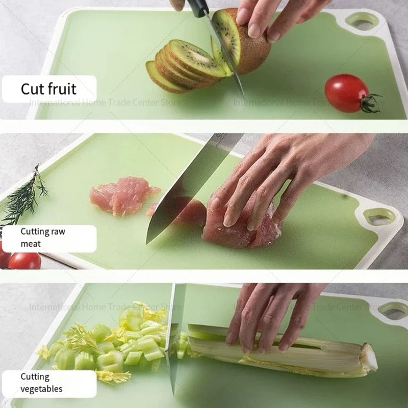 Planche à découper double face antimicrobienne – Planche de cuisine anti-moisissure
