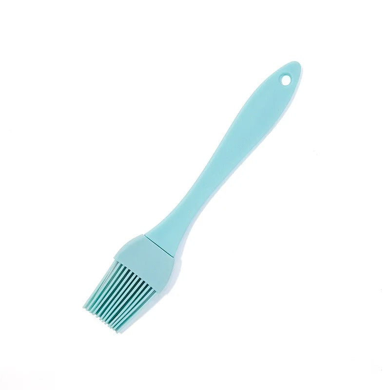 Pinceau de Cuisine en Silicone bleu clair idéal pour badigeonner vos plats avec précision