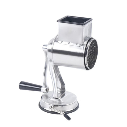 Râpe Rotative Manuelle avec 5 Lames Inox – Coupe-Légumes Multifonction Sécurisé