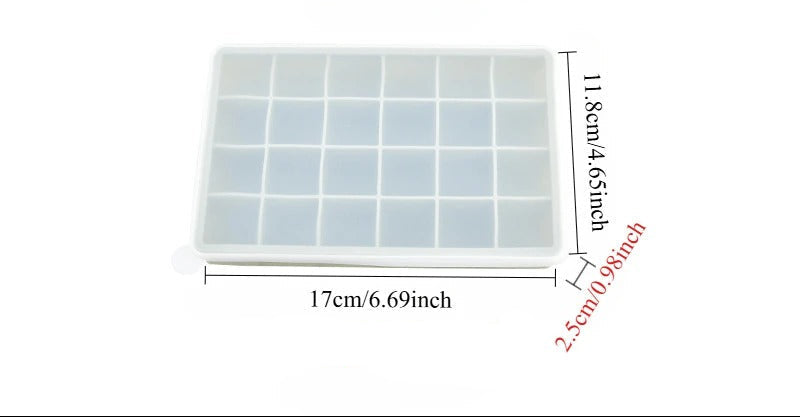 Moule à glaçons en silicone réutilisable avec couvercle