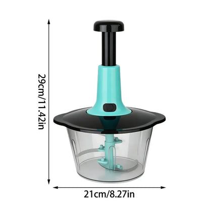Hachoir manuel 2 L à pression – Lames inox