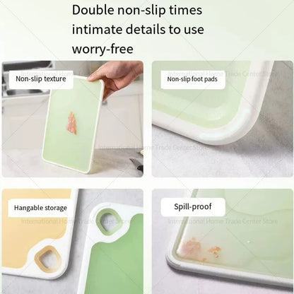 Planche à découper double face antimicrobienne – Planche de cuisine anti-moisissure