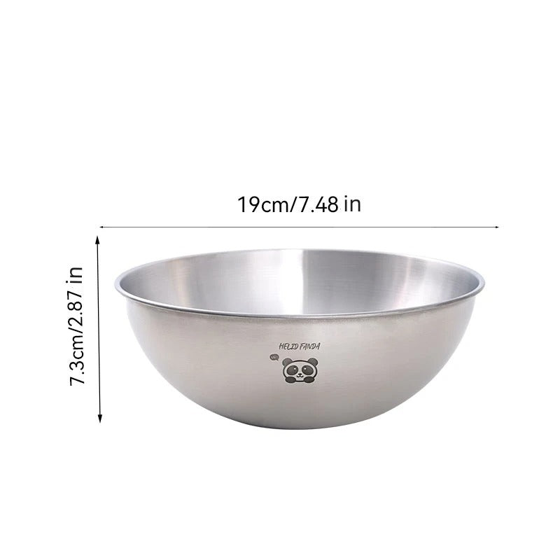 Saladier Inox Gradué 304 – Bol à Mélanger 19/25 cm