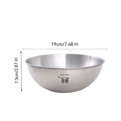 Saladier Inox Gradué 304 – Bol à Mélanger 19/25 cm