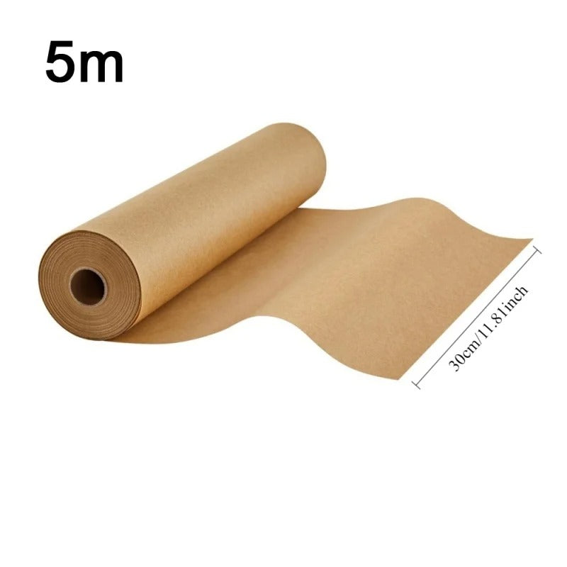 Rouleau de papier cuisson antiadhésif alimentaire de 5 mètres pour une cuisson facile et sans collant