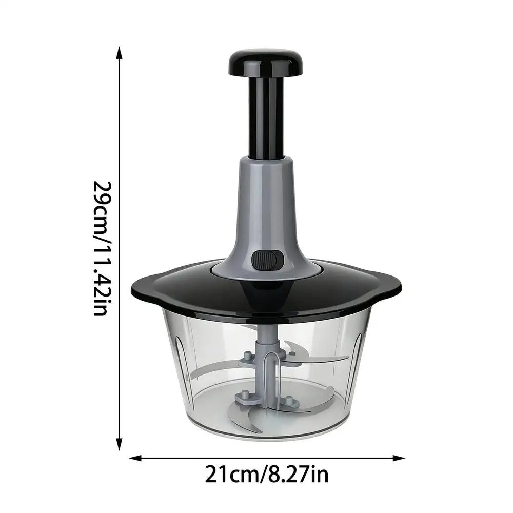 Hachoir manuel 2 L à pression – Lames inox