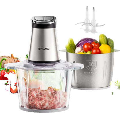 500W Electric Meat Grinder – 5L, 6 Stainless Steel Blades, Quiet