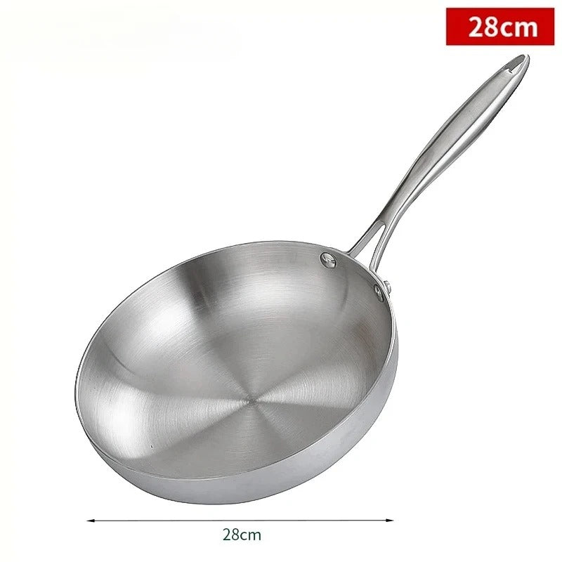 Non-Stick Stainless Steel Wok 22-28 cm – All Hobs
