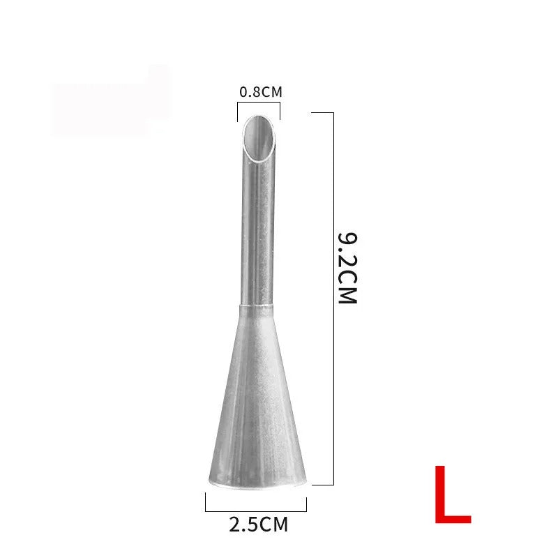 Douille à Garnir en Inox pour Choux et Éclairs de 9,2 cm, parfaite pour la pâtisserie