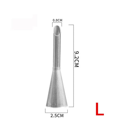 Douille à Garnir en Inox pour Choux et Éclairs de 9,2 cm, parfaite pour la pâtisserie